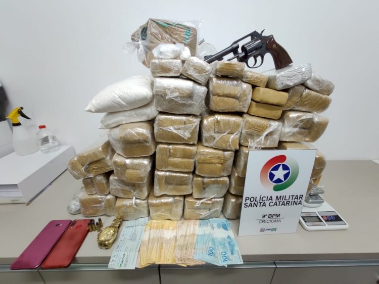 Polícia Militar apreende drogas na Mina União Avaliada em R$ 850 mil