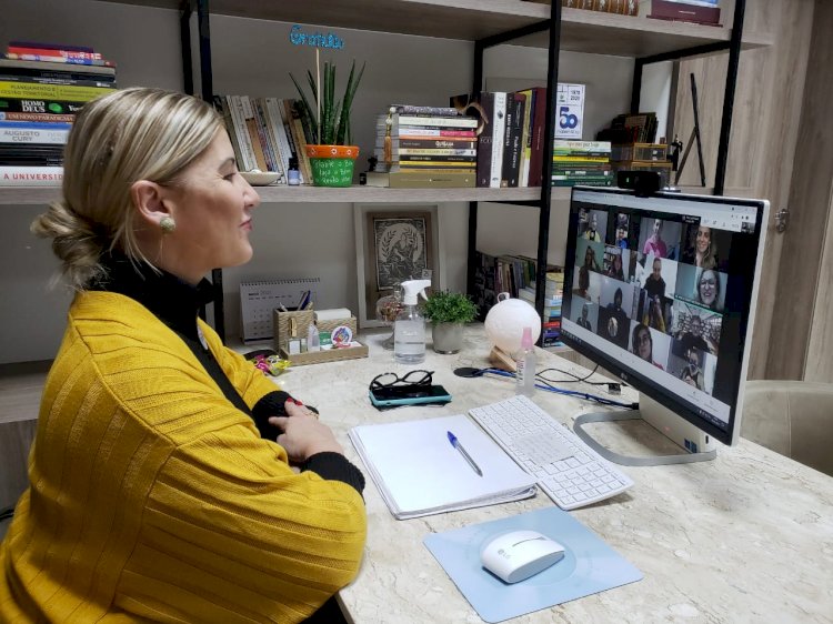 Luciane Ceretta e Daniel Preve iniciam visitas em salas de aula na Unesc