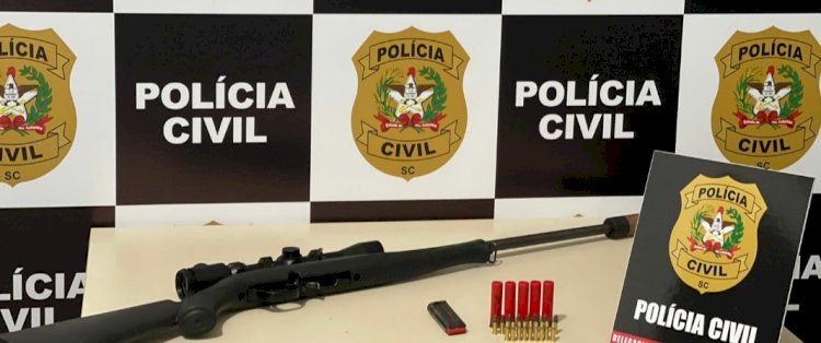 Polícia Civil apreende arma de fogo em Morro da Fumaça