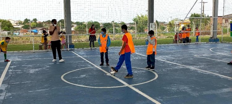 Praça CEU no Bairro Progresso realiza campeonato de futsal nas comemorações de seus três anos