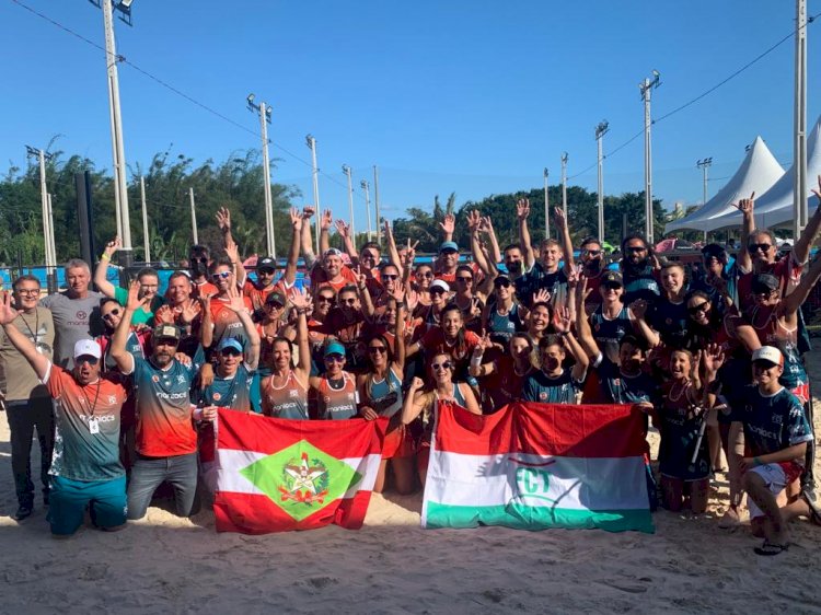 Santa Catarina encerra Copa das Federações de Beach Tennis com terceiro lugar inédito