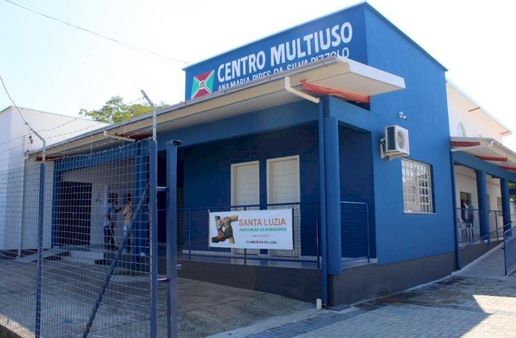 Centro Multiuso da Santa Luzia é ampliado e entregue para a comunidade