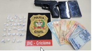 DIC de Criciúma desmantela quadrilha de traficantes de drogas