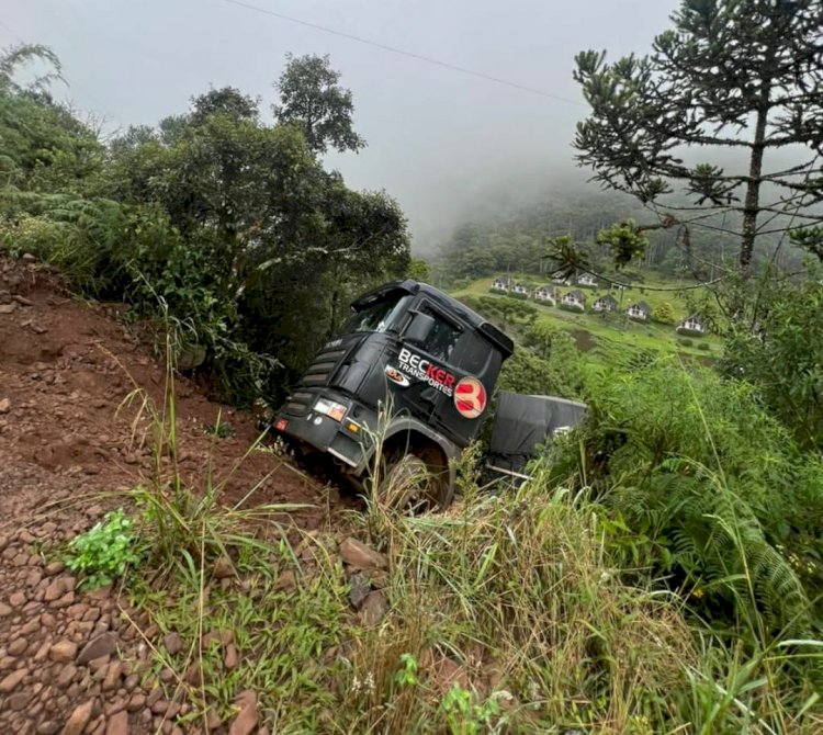 DNIT alerta para interdição da Serra da Rocinha na BR 285, em Timbé do Sul