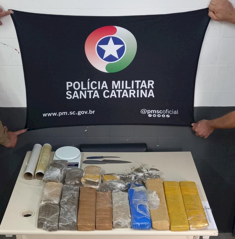 PM apreende mais de 9 kg de Maconha