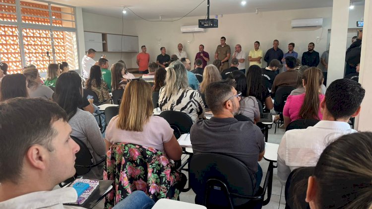 Governo apresenta vigilantes contratados para atuar na rede municipal de ensino de Forquilhinha