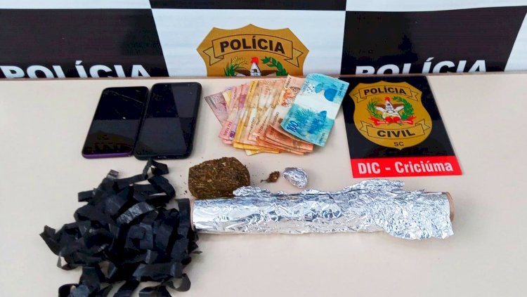 Polícia Civil realiza operação no bairro Paraíso e apreende droga e dinheiro