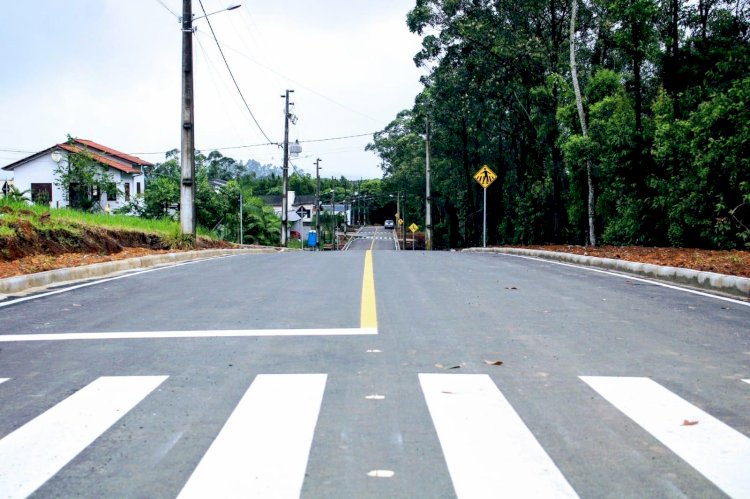 Pavimentação de ruas no bairro Primeira Linha/Pontilhão será inaugurada neste sábado em Criciúma