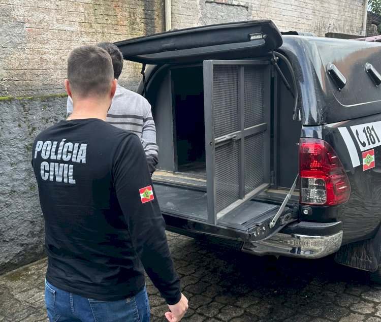 Policia Civil prende homem com mandado de prisão por furto