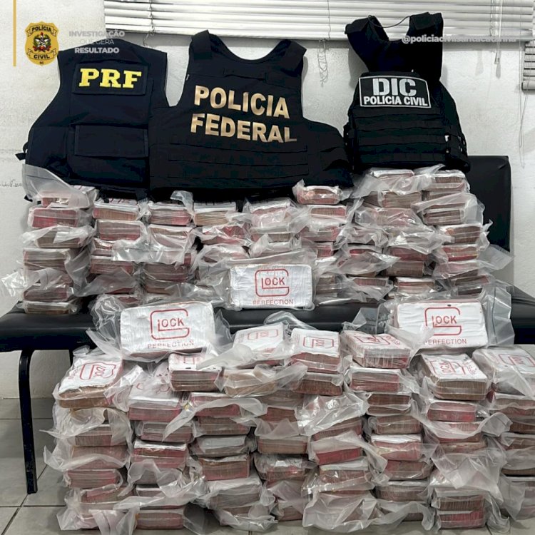 POLÍCIA  CIVIL APREENDE DUPLA  COM 120 KG DE PASTA BASE DE COCAÍNA