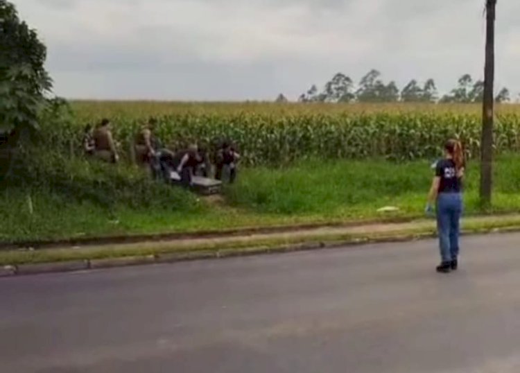 Corpo de homem é encontrado em roça de milho