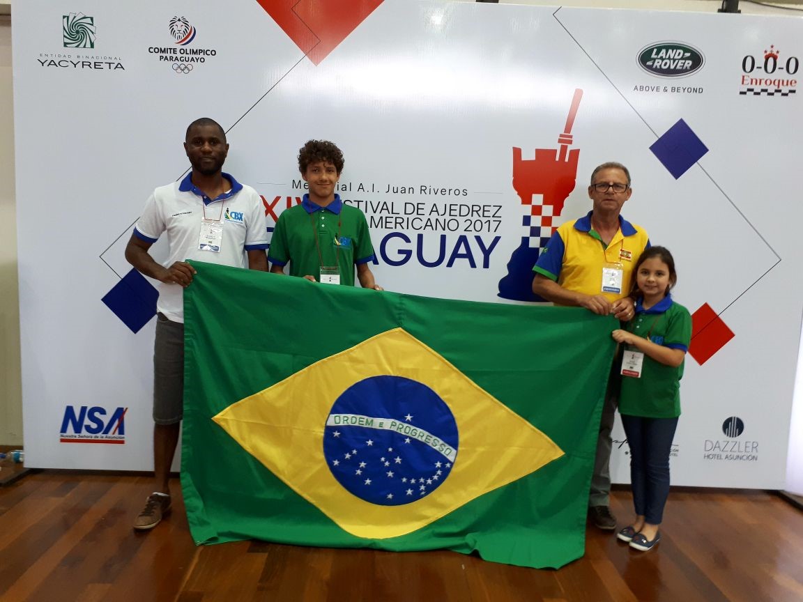 Criciumenses ajudam o Brasil a conquistar o terceiro lugar no Sul-Americano de Xadrez