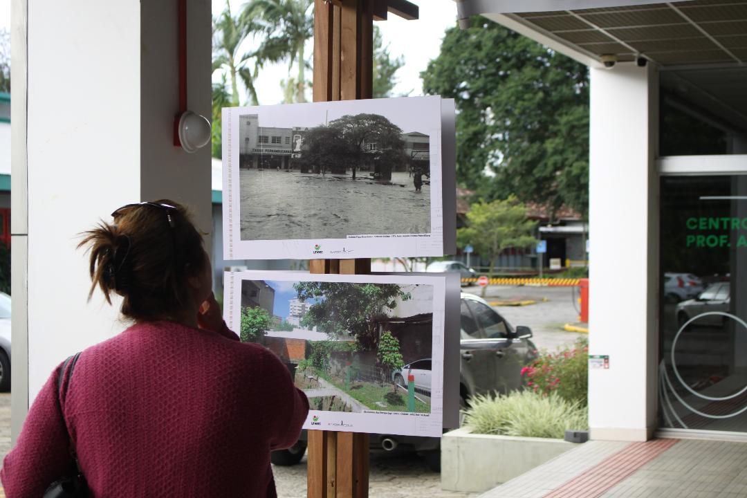 Exposição na Unesc busca conscientizar sobre a degradação do Rio Criciúma