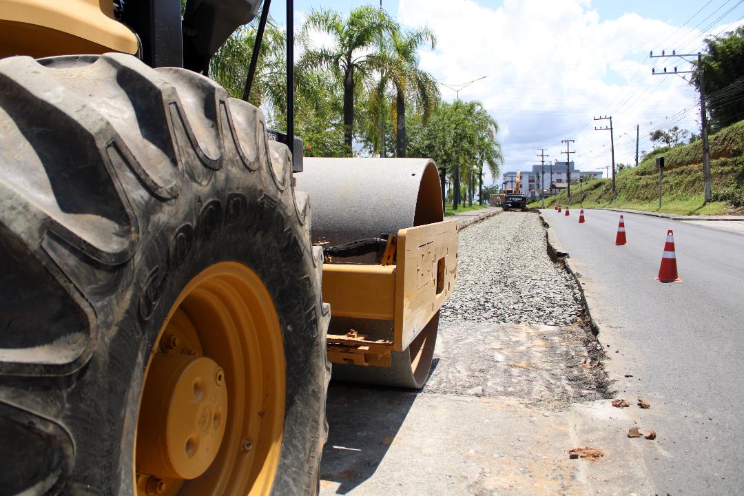 Prefeitura de Criciúma retoma obras de revitalização da Avenida Centenário