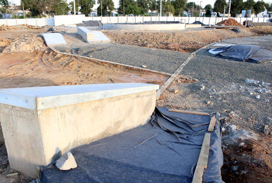 Construção do skatepark segue a todo vapor em Criciúma