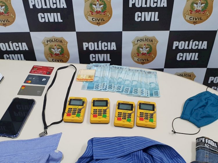 POLÍCIA CIVIL PRENDE GOLPISTA CONTRA IDOSOS EM QUARTO DE HOTEL DE CRICIÚMA