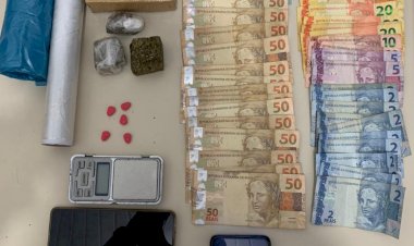 PM prende Casal  com drogas e dinheiro em Criciúma