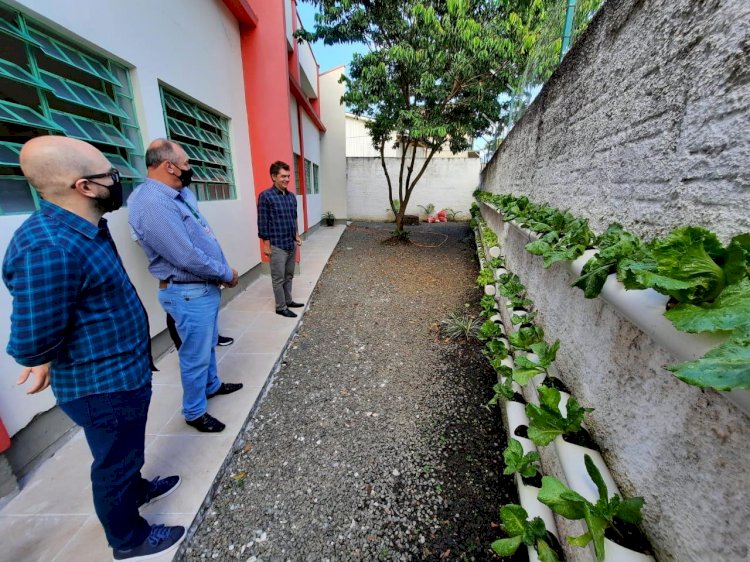 HORTAS ENSINAM O PLANTIO DE ALIMENTOS NAS ESCOLAS MUNICIPAIS DE CRICIÚMA