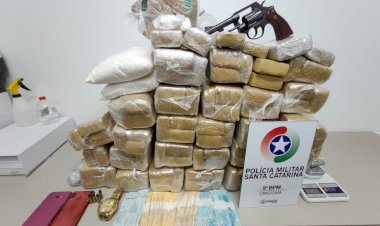 Polícia Militar apreende drogas na Mina União Avaliada em R$ 850 mil