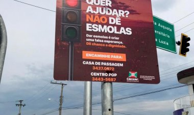 Prefeitura de Criciúma intensifica campanha “Não dê esmola”