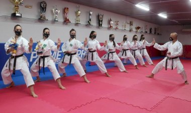 Karatecas do Mampituba participam de fim de semana de treinamentos em Florianópolis