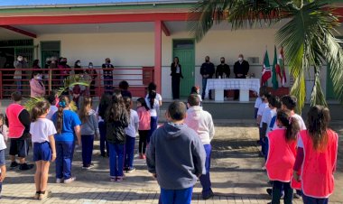 Ordem de serviço para obras na escola municipal Vilson Lalau no Cristo Redentor foi assinada