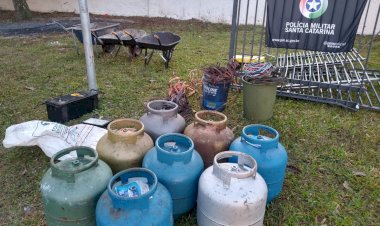 Homem é preso com produtos suspeito de furto em Criciúma