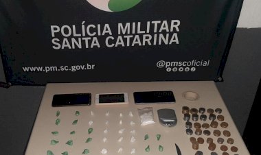 Casal é preso por tráfico de drogas em Criciúma
