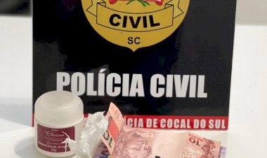 Polícia Civil fecha boca de fumo em Cocal do Sul