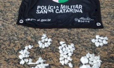 Cão de Faro da PM encontra drogas na região dos trilhos