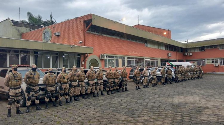 9º BPM DE CRICIÚMA DIVULGA BALANÇO DA OPERAÇÃO NARCOS BRASIL