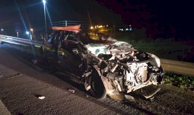 Acidente envolve Carreta e Veículo em Maracajá