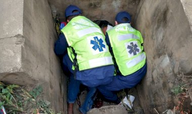 Idoso cai em boeiro no bairro São Luiz