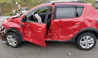 Acidente envolve quatro veículos em Criciúma