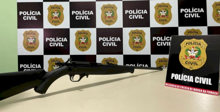 Polícia Civil apreende arma de fogo em Morro da Fumaça