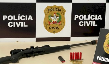 Polícia Civil apreende arma de fogo em Morro da Fumaça