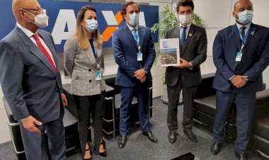 Em Brasília, prefeito Clésio Salvaro garante recursos para aniversário da cidade