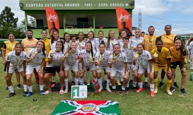 Futebol feminino de Criciúma é campeão dos Jogos Abertos de Santa Catarina