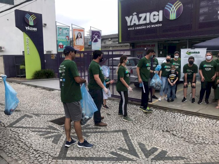 Caminhada Ecológica retira resíduos da Praça do Congresso