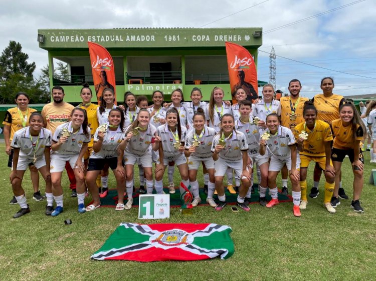 Futebol feminino de Criciúma é campeão dos Jogos Abertos de Santa Catarina