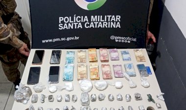 PM prende casal por tráfico de drogas em Criciúma