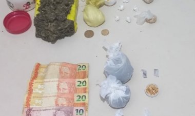 Com o auxilio  do K9 PM prende traficante com cerca de meio quilo de drogas em bairro de Criciúma