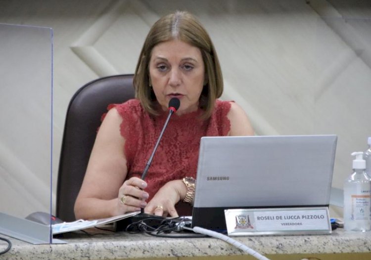 Roseli  é eleita presidente da Câmara Municipal de Criciúma