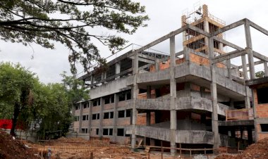 Unesc acompanha de perto obra no novo Centro de Inovação de Criciúma