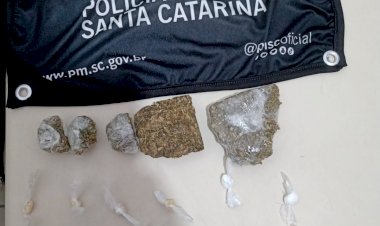 Menor é preso com drogas em bairro de Criciúma