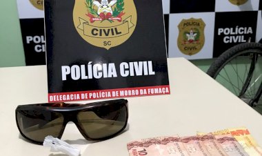 Polícia Civil de Morro da Fumaça prende ladrão de farmácia