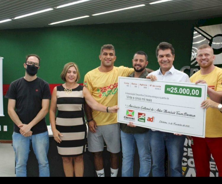 FME, destina R$ 629 mil para o esporte criciumense