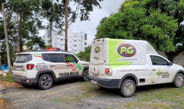 PM prende assaltante em flagrante após assalto em supermercado