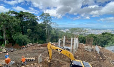 Obras do Mirante Realdo Santos Guglielmi seguem avançando
