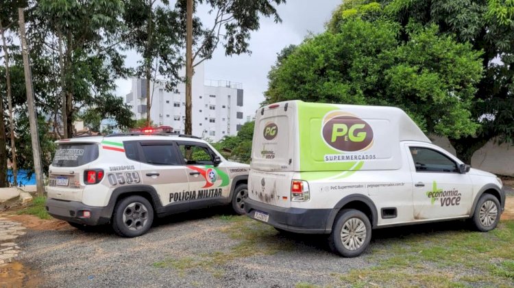 PM prende assaltante em flagrante após assalto em supermercado